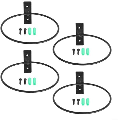 Stabile Metall-Pflanzenringe zur Wandmontage, perfekt für Blumen- und Luftpflanzen-Display (15,2 cm)