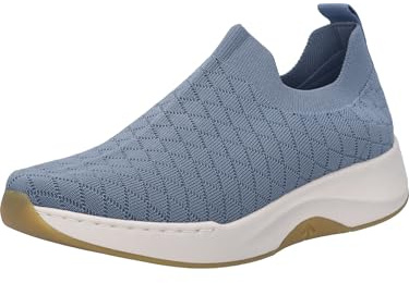 Josef Seibel Sneaker basse da donna Elli.11, larghezza G (normale), plantare intercambiabile, Blu ardesia, 38 EU