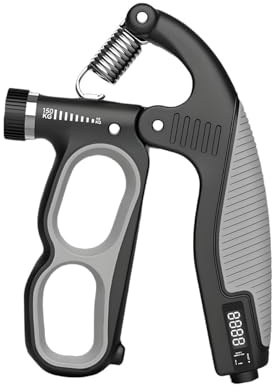 Grepp Styrka Tränare - Starkare Underarmsgrepp, 150 kg Justerbar Motstånd 22-330Lb Finger Handledstränare, Fingertränare Med Handgrepp Regenererade