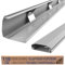 RICOO Organizador de Cables Canal de Cable Z1110-G Canaleta Escritorio Cubierta Cable Accesorio Soporte TV Aluminio Color Gris 110cm