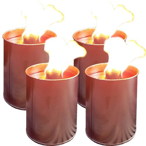 Partyfeuer - Gartenfackel 5 Std. Brennzeit als Flammenschale auch zum Anzünden von Fackeln … (4)