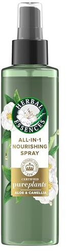 Herbal Essences All-in-1 Nourishing Spray, Certified Pure Plants, with Aloe and Camellia Flower Oil, 6 fl oz