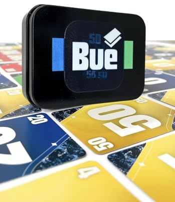 BUÉ - Gioco di carte, party game strategico da 2 a 10 giocatori, rapido e coinvolgente, con meccaniche uniche di scambi e rivelazioni graduali. Gioco da tavola ideale per serate con amici e famiglia.