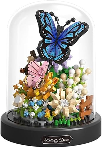 Farfalla Fiore Perpetuo Giocattoli da costruzione, set per decorazioni interne, giocattoli artigianali, adulti e bambini, regali, decorazioni, oggetti da collezione