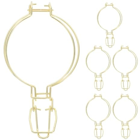 MOLUCKFU Juego de 6 hebillas de alambre de acero inoxidable para tarros de conservas, cierre de metal para cerrar herméticamente tarros de miel y tarros de almacenamiento en la cocina y el hogar