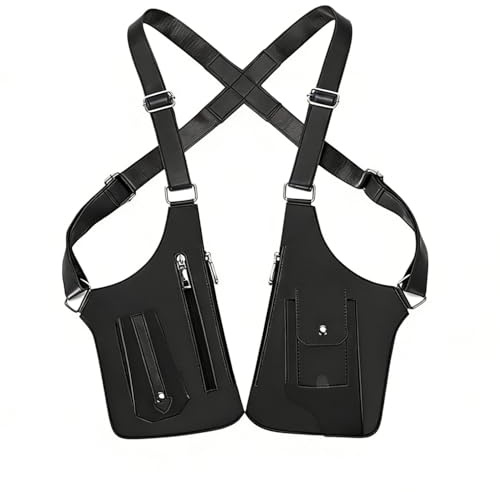 Premium Leather Unisex Underarm Bag – Adjustable Shoulder Bag/Crossbody Bag with Hidden Anti-Pickpocket Design