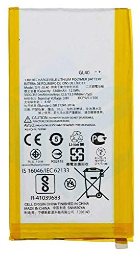 ELLENNE Akku kompatibel mit Motorola Moto Z Play XT1635 GL40 Hohe Kapazität 3510 mAh mit Demontage-Kit im Lieferumfang enthalten