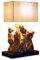 Treibholz Tischlampe MAUI - 57 x 35 cm Stehleuchte aus Treibholz mit E27 Fassung, geeignet für Wohnzimmer, Flur, Schlafzimmer oder Wintergarten