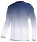 Huayuzh Rashguard UV Shirt Herren Langarmshirt Schwimm Tshirt Schnelltrocknend Atmungsaktiv Surfen Angeln Wandern Top Verlaufsfarbe Marineblau 2XL