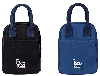 Eco Right Lunch Tasche fur Damen und Herren Isoliertasche, Thermo Tasche, Faltbar Picknicktasche, Leicht fur Arbeit und Schule