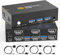 4K120Hz Displayport KVM Switch 2 PC 2 Monitore, USB3.0 8K@60Hz KVM Switches 2 Monitore mit 3 USB 3.0 Port, DP1.4 KVM Switches mit Desktop-Controller, Mehrere USB-Geräte teilen