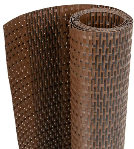vidaXL Paravent de Balcon Brun et Noir 500x100 cm résine tressée, écran de Jardin, écran extérieur, écran d’intimité de clôture