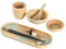 Sushi Set, Sushi Serving Set with Plates, Dipping Bowls, Spoons and Sticks, Highquality Porcelain Japanese Tableware for Sushi Soup and Rice