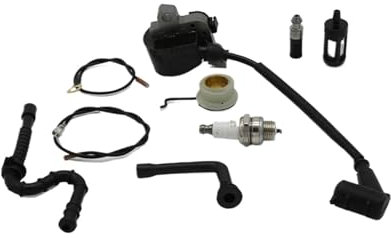 Jodriva Zündspule Zündkerze Kit Benzin Kettensäge Ersatzteile Passt, for STIHL, MS290 039 MS390 MS 290 390 00004001300 Zündspule für Gartenmäher