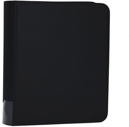 Magiarcana greeting card binder organizer Storage boxes and Display;christmas card photo album,Birthday card holder organizer, fit wedding card,Index card,Postcards invitation (black)