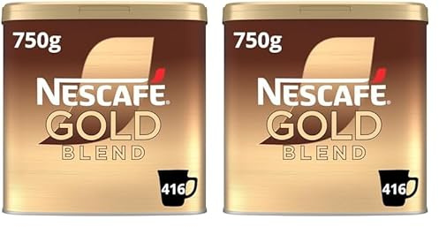 NESCAFÉ Gold Blend Instant Coffee 750g Tin (Pack of 2)