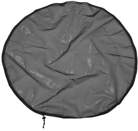 perfk Copertura in Rete per barile di Pioggia, Copertura in Rete per Serbatoio di Raccolta dell'Acqua piovana, Traspirante Riutilizzabile per barile di, 150 Cm