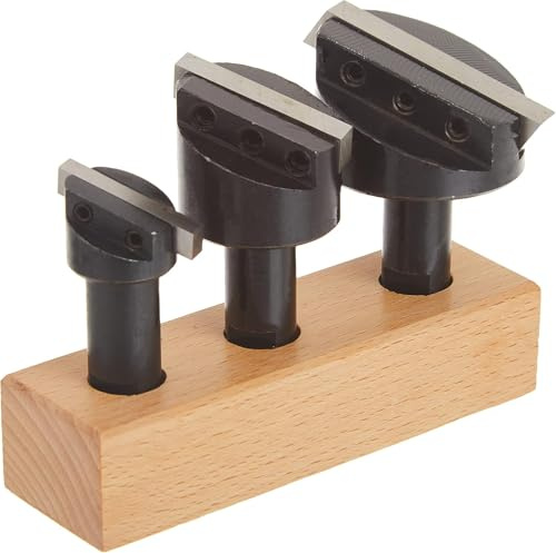 Fly Cutter Set with 1/2 Shank 3 Pieces with Hardened HSS Toolbit 3/16 1/4 5/16