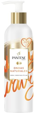 Pantene Pro-V Crema de Peinar Ondas con Movimiento Nutritiva y Protectora Frente Al Calor, con Aceite de Argán, 235 ml