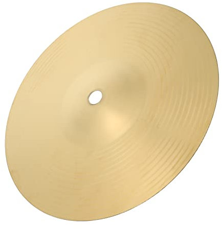TOYANDONA Pedazo Platillos De Tambor Platillo Ride De Latón Suministros De Platillos Kit De Batería Platillo De Choque Platillos Silenciosos Platillos Para Bateria Adjunto Metal Manga