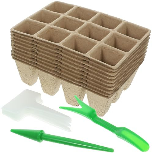 FONDOTIN 1ensemble Set De Pots De Pulpes avec Outils De Transplantation Et Étiquettes pour Plantes Succulentes pour Jardinage Culture