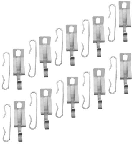 NULYLU 20piezas Clips y Espaciadores Para Cables De Techo Ganchos Para Calefacción Exterior Instalación Fácil y Segura Evita Aflojamientos y Caídas