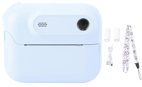 Instant Print Camera, 48MP 1080p HD 6x Zoom Kids Instant Digital Camera med MP3 -spelfunktioner 20 Ramar 5 Filter för Födelsedags Xmas - (Blå)