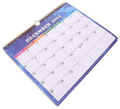 PRETYZOOM Foldable Wall Calendar Three-month View Vertical Hanging Planner Monthly Organizer Space-saving Design for Home Office with Comprehensive Quarterly Layout