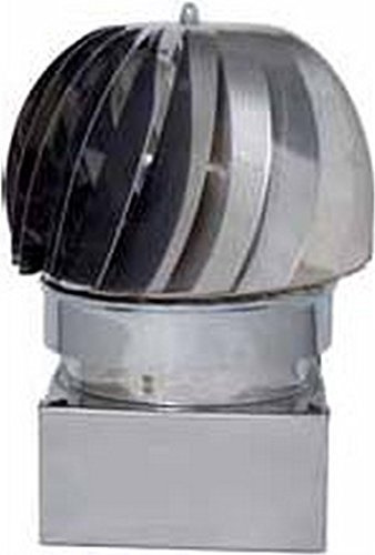 Europrofil Fumaiolo Comignolo Girevole Eolico attacco Quadrato 22x22cm ZN220X220