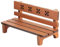 1/12 Scale Dollhouse Wooden Park Bench Simulation Miniature Furniture Chair Park Seat Mini Dollhouses Landscape Art DIY Craft Ornament Fairy Garden Decor Doll Toys Accessories