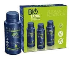Bio Tanix Prime, Glättendes Haarpflege-Set, Brazilian Protein & Keratin, 3x100ml (Shampoo, Reducer, Haarmaske), für glattes Haar