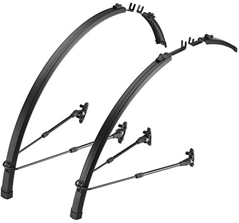 Flinger Race Pro Rennrad Schutzblech-Set, Schwarz, 700x18-32c