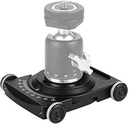 Diyeeni Dolly Kamerawagen Video Kamera Slider Skater Winkel Einstellbar Mini Slider Auto Dolly Motor mit 1/4 Zoll Schraube für Meisten Kamera- und Smartphone-Halterungen