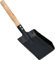 Unibos Strong Metal Coal Shovel with Wooden Handle | 4-Inch-Wide Metal Shovel Fireside Dust Ash Pan | Large Coal Scoop to Easily Collect Coal, Ashes, Dust, Wastes Indoor Outdoor Multipurpose Used