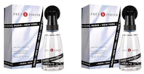 Pret A Porter Eau De Toilette Spray para Mujer - 50 ml. (Paquete de 2)