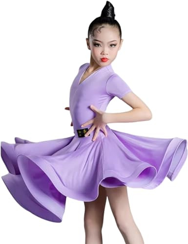 Vestidos Latinos For Niña, Vestido De Baile De Salón, Falda De Tango, Vestidos De Fiesta De Competición De Baile De Salsa Estándar, Trajes De Práctica De Baile
