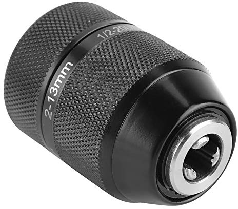 Chazcool Bohrfutter, Schnellspannbohrfutter, 1/2 20UNF 2 bis 13 mm, selbstsicherndes Bohrfutter für Handbohrmaschine, Schlagschrauber, Bohrmaschine