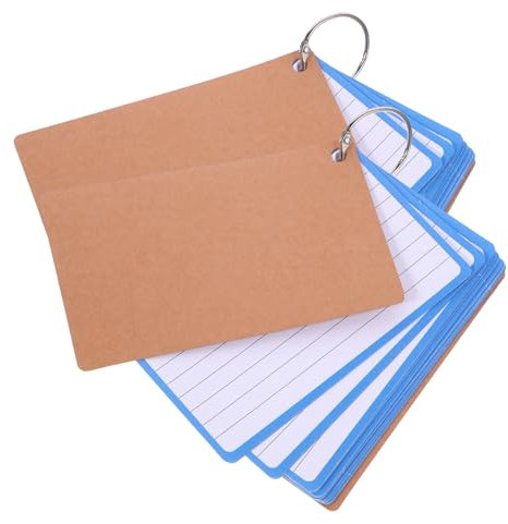 Tofficu Farbige Karteikarten Kleine Leere Lernkarten Tragbare Notizkarten Diy-wortkarten Wasserabweisend Knickfest Für Studium Beruf Alltag Und Reisen