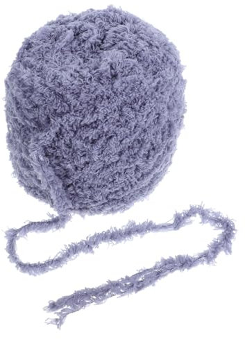 AUTSUPPL DIY Knitting Bag Woven Handbag for Soft Yarn Blanket Fleece Yarn Storage