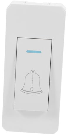 Tofficu Doorbell Switch for Home Wall inside Office Doorbell Chime Extender Exit Button Chime Home Cabinet Door Push Button Switch Front and Rear Door