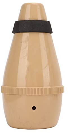 POENVFPO Sourdine Professionnelle pour Pratique de Trompette, Silencieux Léger en ABS, Ajustement Universel pour étudiants et Débutants, Noir (Couleur du bois)