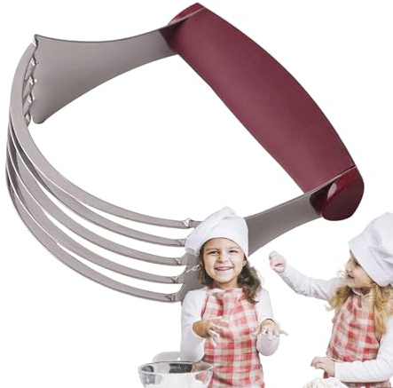 Sollee Il Frullatore per in Acciaio Inossidabile,Taglierino In Acciaio Inossidabile Con Impugnatura Antiscivolo - Blender Per Da Chef - Per Dolci Frutta Verdura Carne Noci Cucina Casa E Chef
