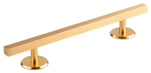 harayaa Fingerboards Square Rail de Construcción Sólida Metalizada Ideal para Técnicas Avanzadas de Fingerboard Compatible con Rampas Y Adecuado para Decoraci, Oro