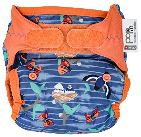 Close Pop-In Pañal de Tela Reutilizable, Multicolor (Twilight Garden), 3.18-16 kg