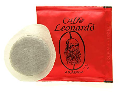 Caffè Leonardo Cialde Tostatura Artigianale - Confezione da 150 Cialde - Compatibili E.S.E. dm 44 (Miscela Arabica)