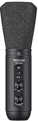 TASCAM Microphone de Diffusion USB TM-250U avec Sortie Casque