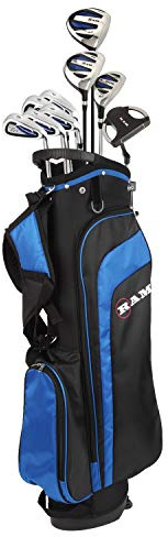 Ram Golf EZ3 Tall Mens +1 Golf Clubs Set with Stand Bag Graphite/Steel Shafts