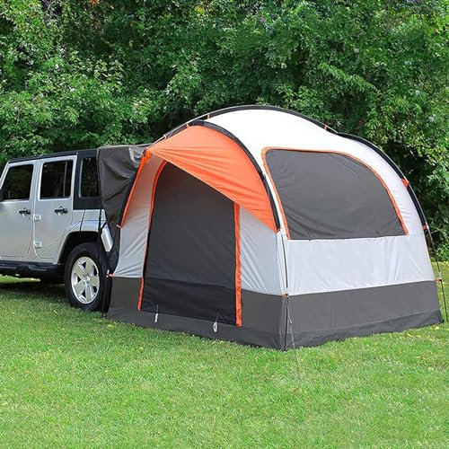 Camping Car Tailgate Rear Tent Trunk Shelter SUV Boot Tent, 5-6 Person Universal Outdoor Waterproof SUV Van Car Tents Awning Tents, for Outdoor Travel Camping with Screen