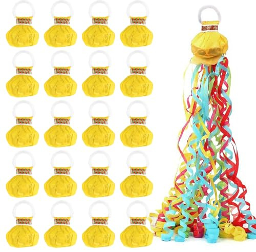 20 pezzi bombe stelle filanti: TOATELU stelle filanti da lanciare, coriandoli, stelle filanti a mano, stelle filanti, compleanni, Capodanno, compleanni, matrimoni, feste