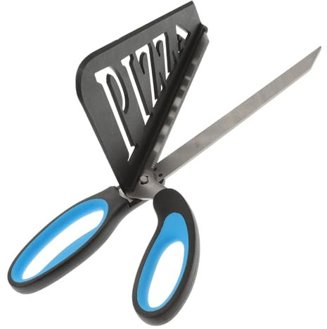 OFFSCH Forbici Da Pizza in Acciaio Inox Manico in Plastica 2 Pezzi Staccabili Per Uso Cucina Taglia Pizza Torta Utensile Facile Trasporto